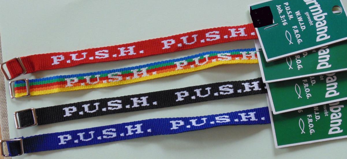 PUSH-Armbänder
